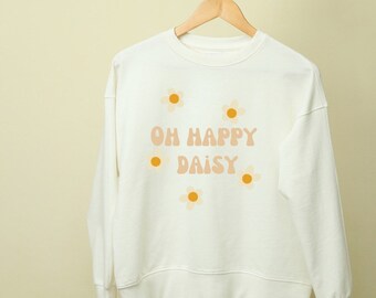 Oh Happy Daisy Womens Crewneck