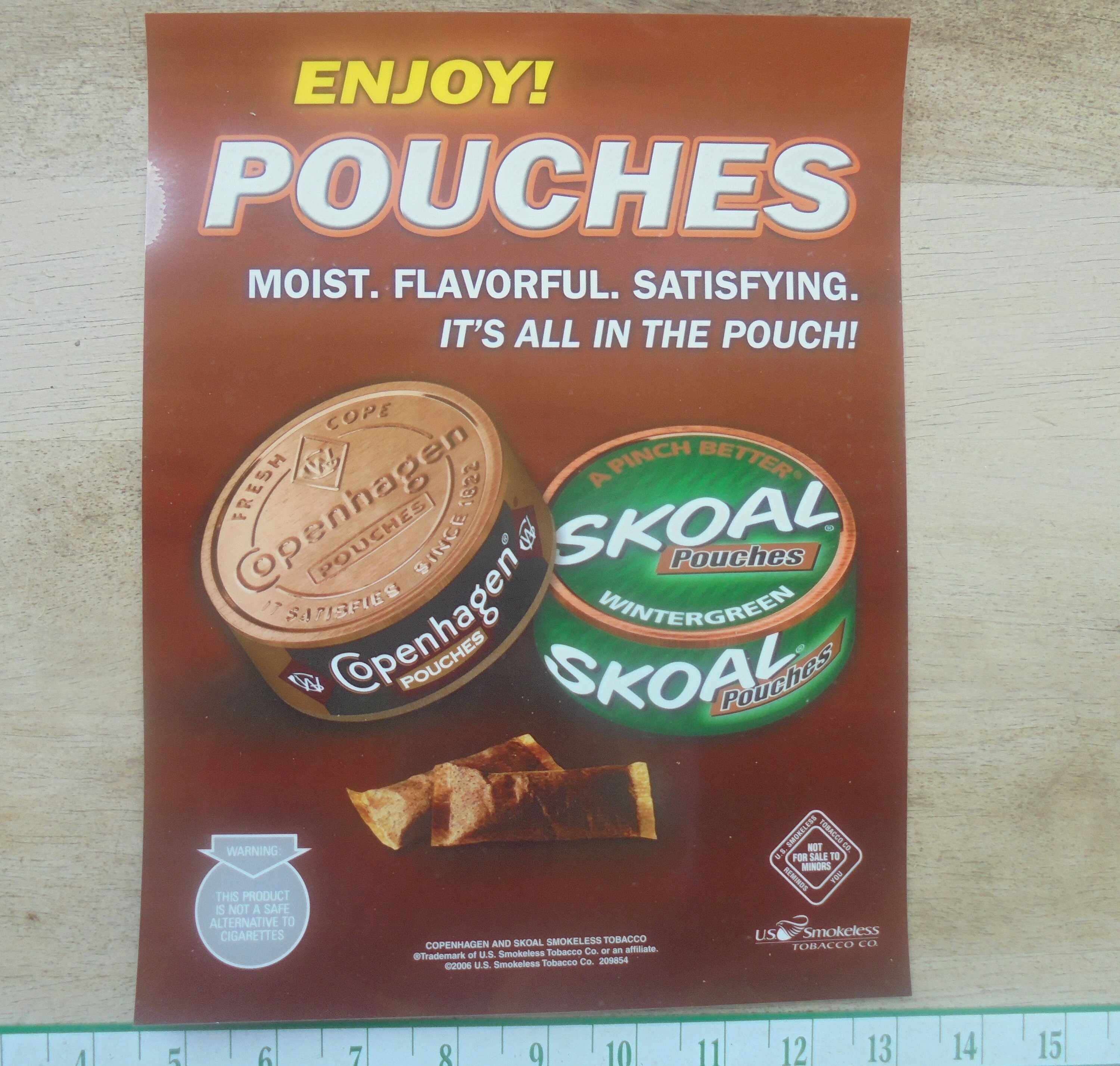 Copenhagen/Skoal pouches 2sided decal new Etsy