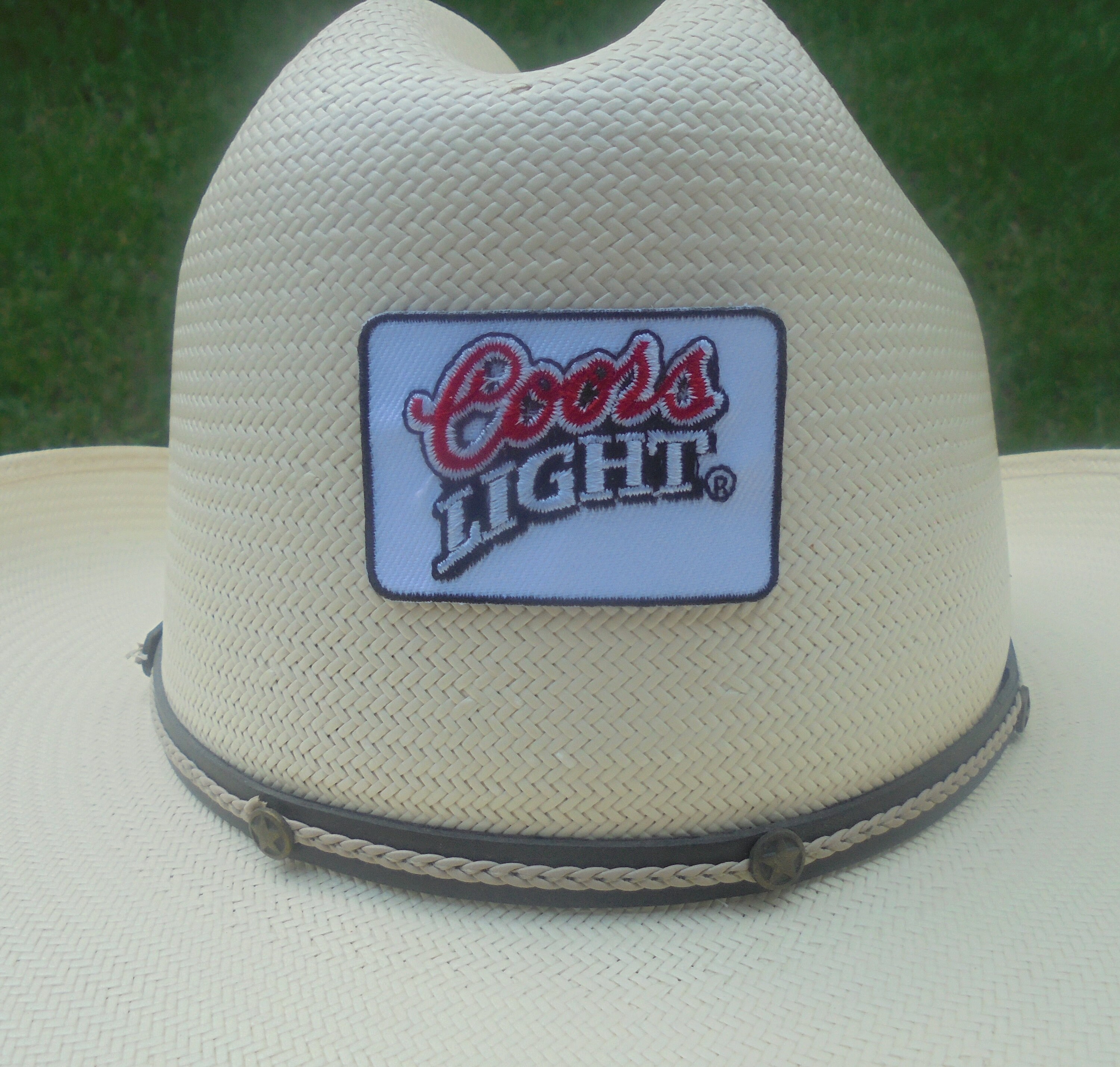 Coors Light Adhesive Hat Patch New-2.25 
