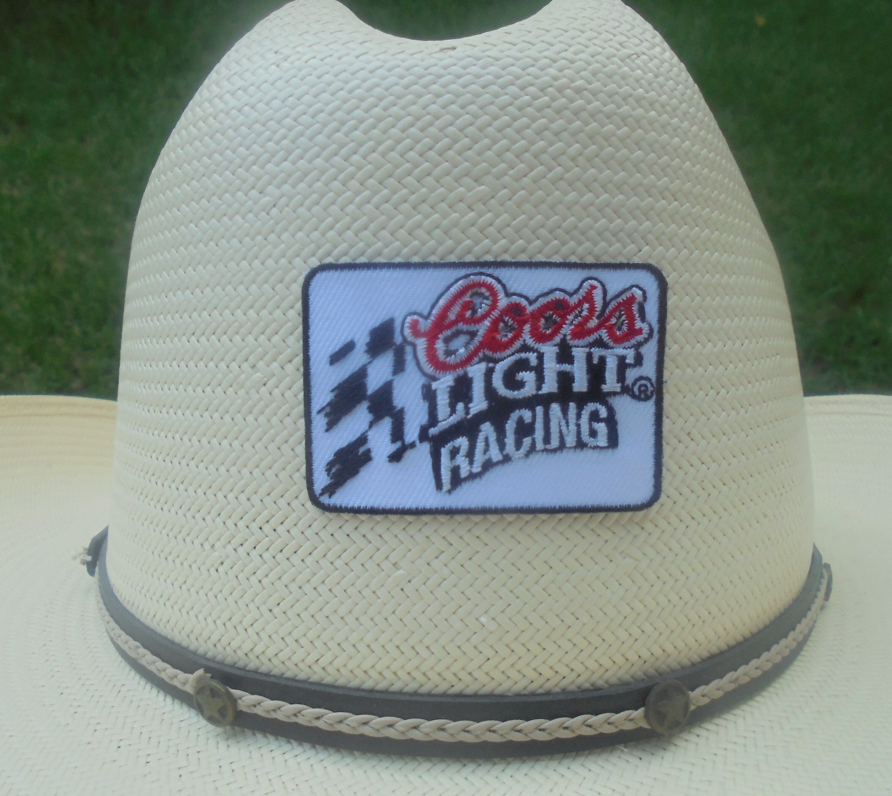 Coors Light Racing Adhesive Hat Patch 