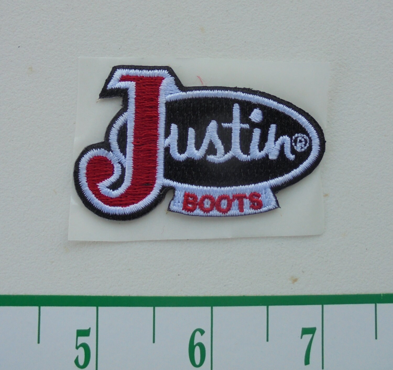 Nice JUSTIN BOOTS Hat Patch New - Etsy