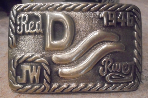 red river belt buckle