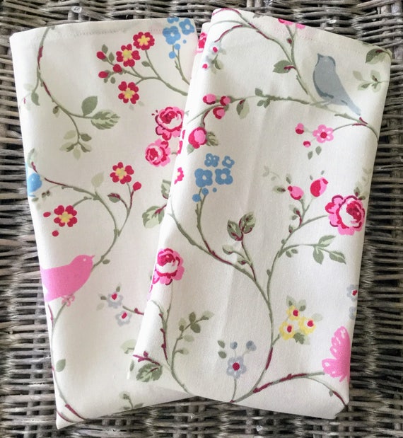 floral tea towel
