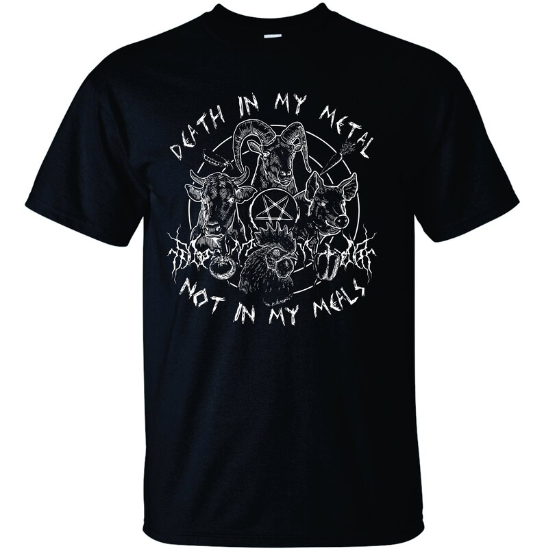 metal vegan shirt