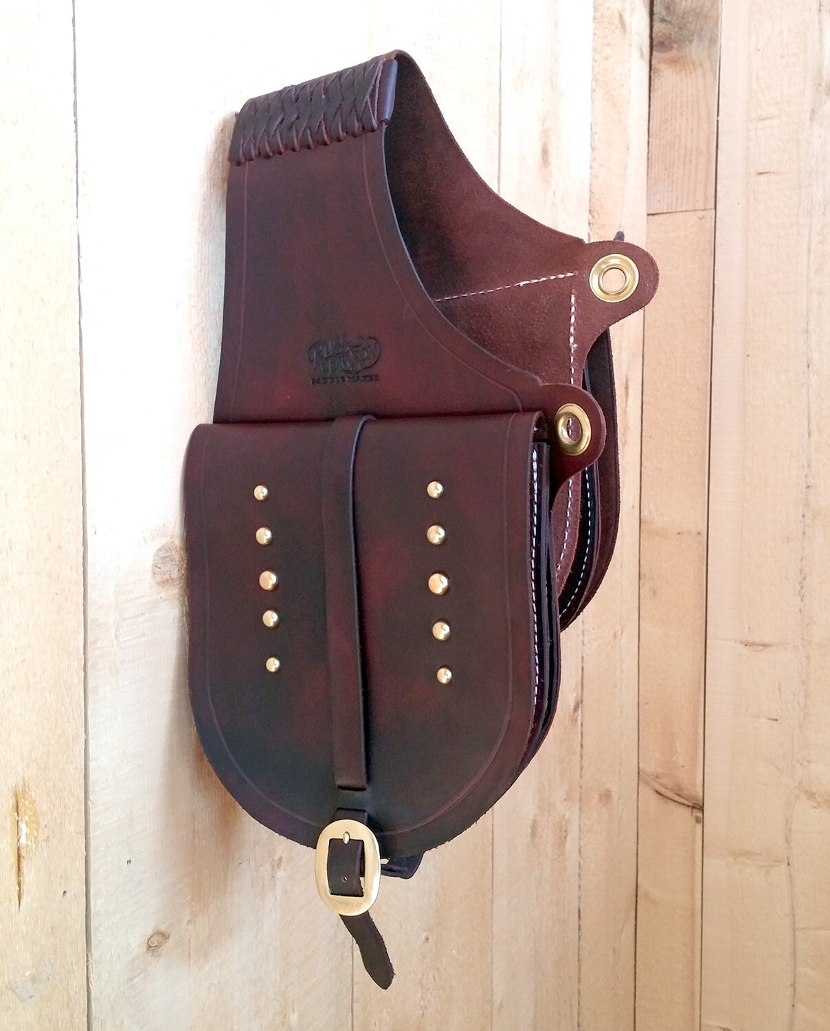 Leather Saddlebags with holster Etsy