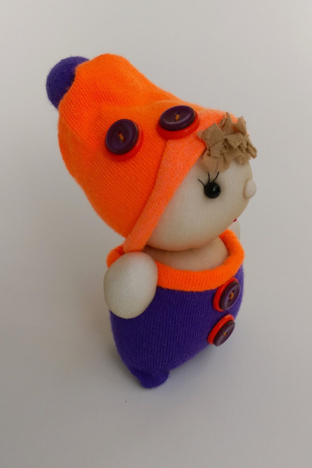 Beautiful Handmade Doll From Socks Named Willy Decorative Etsy