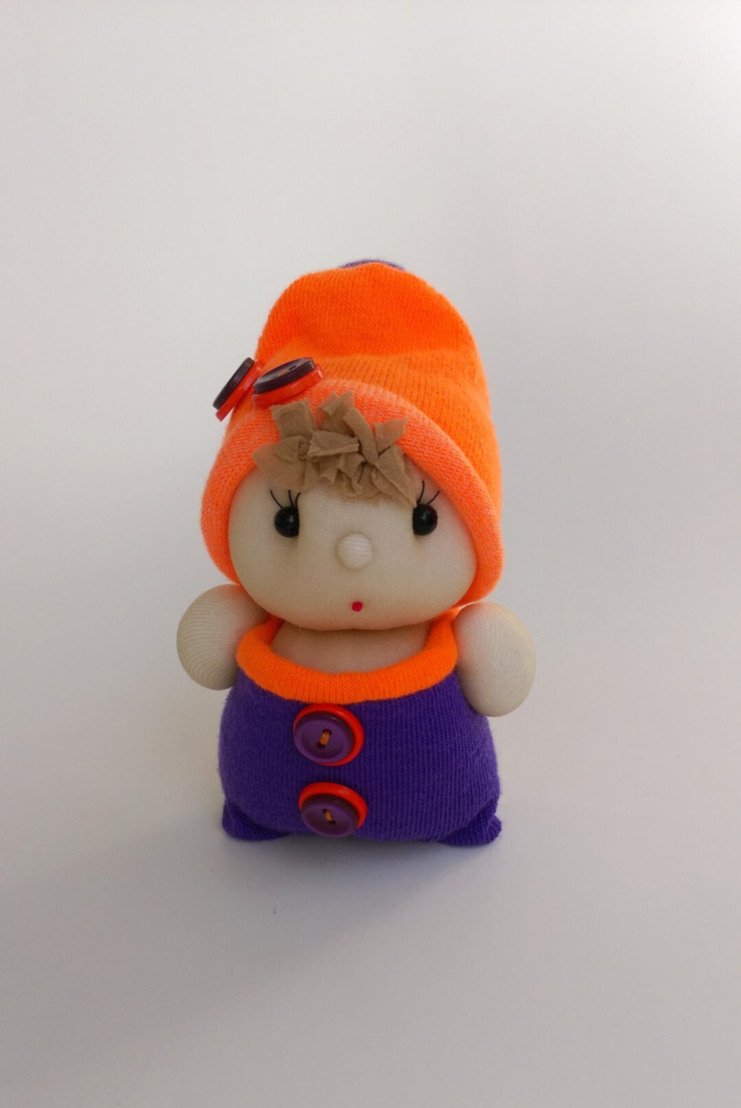 Beautiful Handmade Doll From Socks Named Willy Decorative Etsy