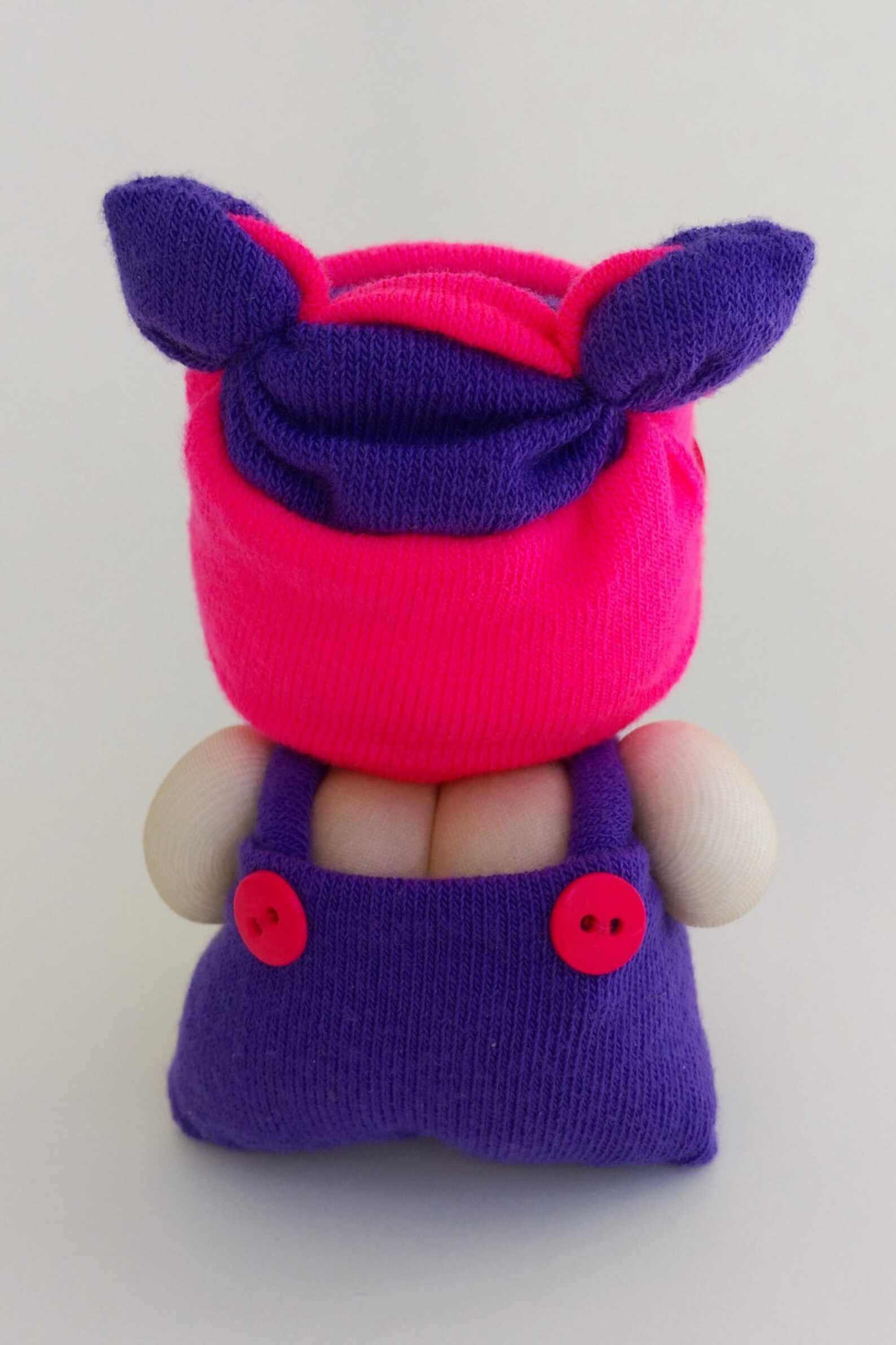 Beautiful Handmade Doll From Socks Rick Decorative Doll Etsy