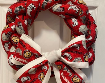Ohio State Wreath - Ohio State Buckeyes - Buckeyes Basketball - Buckeyes Football - NCAA - College