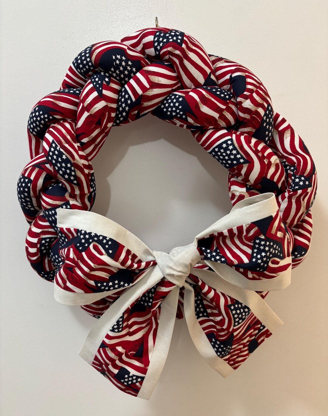 American Flag Wreath - Patriotic Wreath - 4th of July - July 4th ...