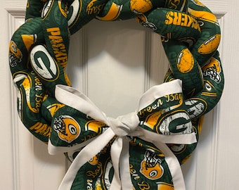 Green Bay Packers Wreath - NFL - Football - Packers Football - Home Decor - Football Decor