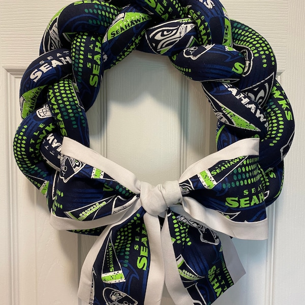 Seahawks Door Wreath Etsy