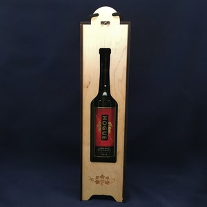 Wine Box - Wooden Wine Box - Wine Holder - Laser Engraved Wine Box
