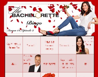 The Bachelorette Bingo Boards - Becca