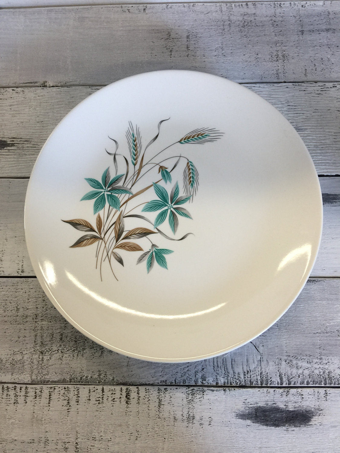 Set of 6 China Canadian Wheat Plate Etsy