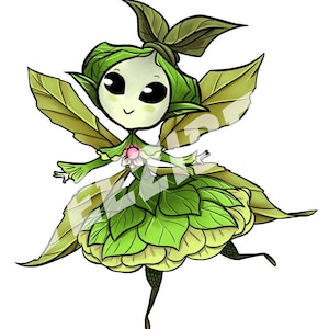Final Fantasy XIV Sylph Semi-Transparent Sticker