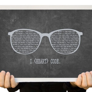 Programming Geek Art - 8x10 Art Print - Wall Decor for Techs, Programmers, or your favorite Computer Nerd