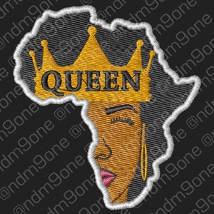 QUEEN | Embroidered Patch | Embroidery Design