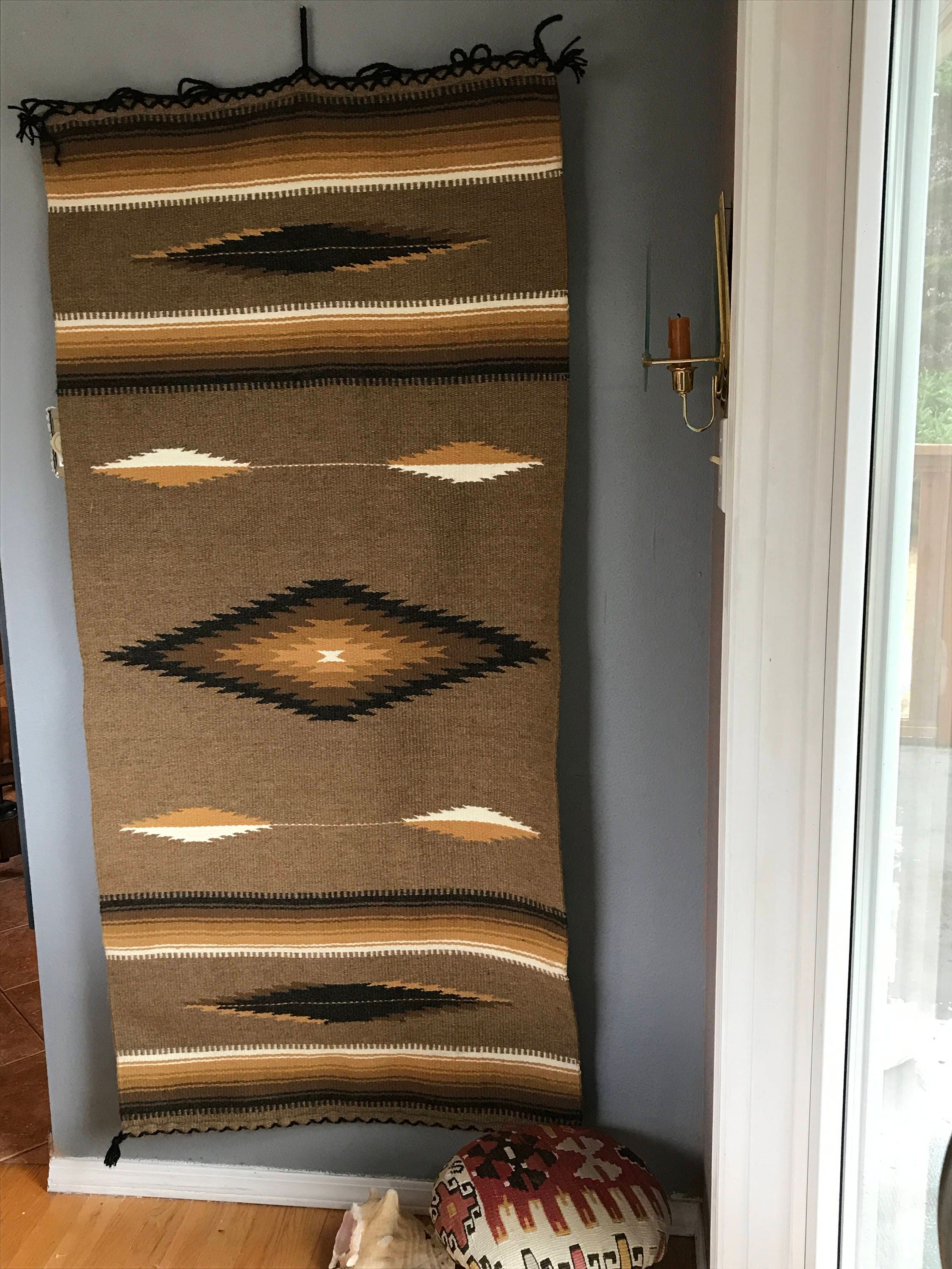 vintage southwestern rug or wall hanging never been walked Etsy