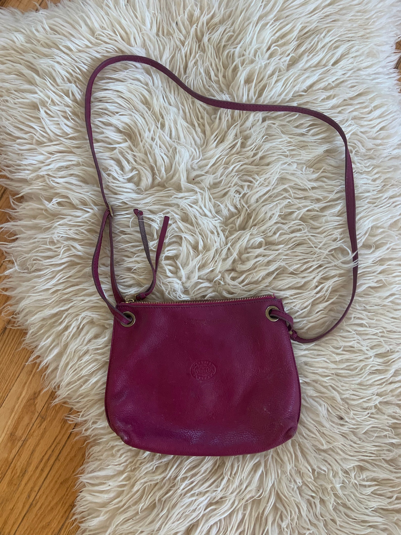 Vintage roots purse made in Canada quality leather Etsy