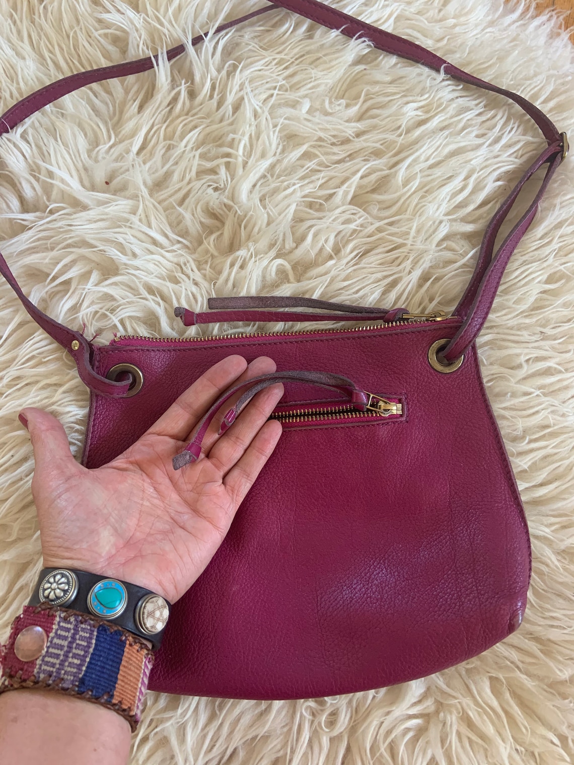 Vintage roots purse made in Canada quality leather Etsy