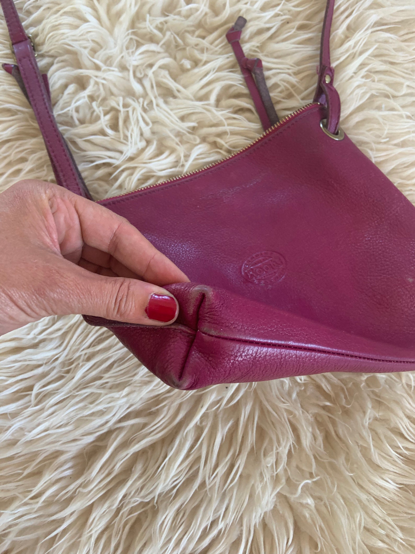 Vintage roots purse made in Canada quality leather Etsy