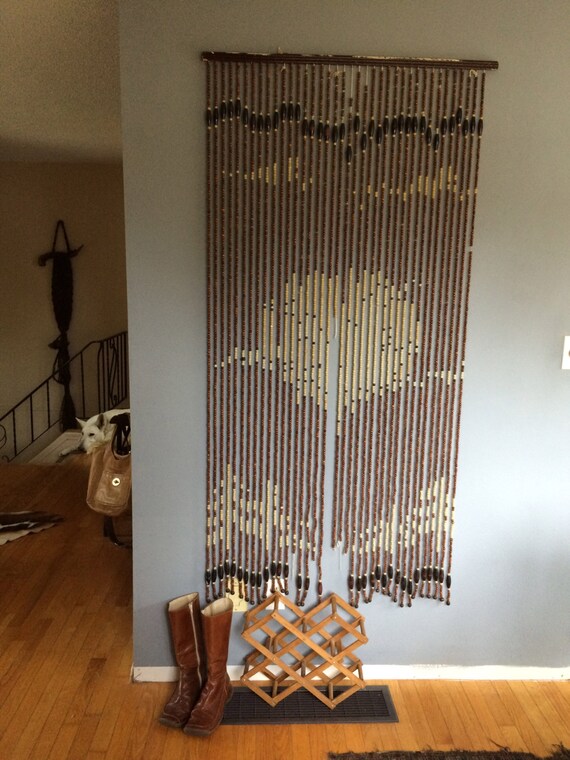 Vintage Beaded Door Hanging From The 70 S Untouched Well Etsy