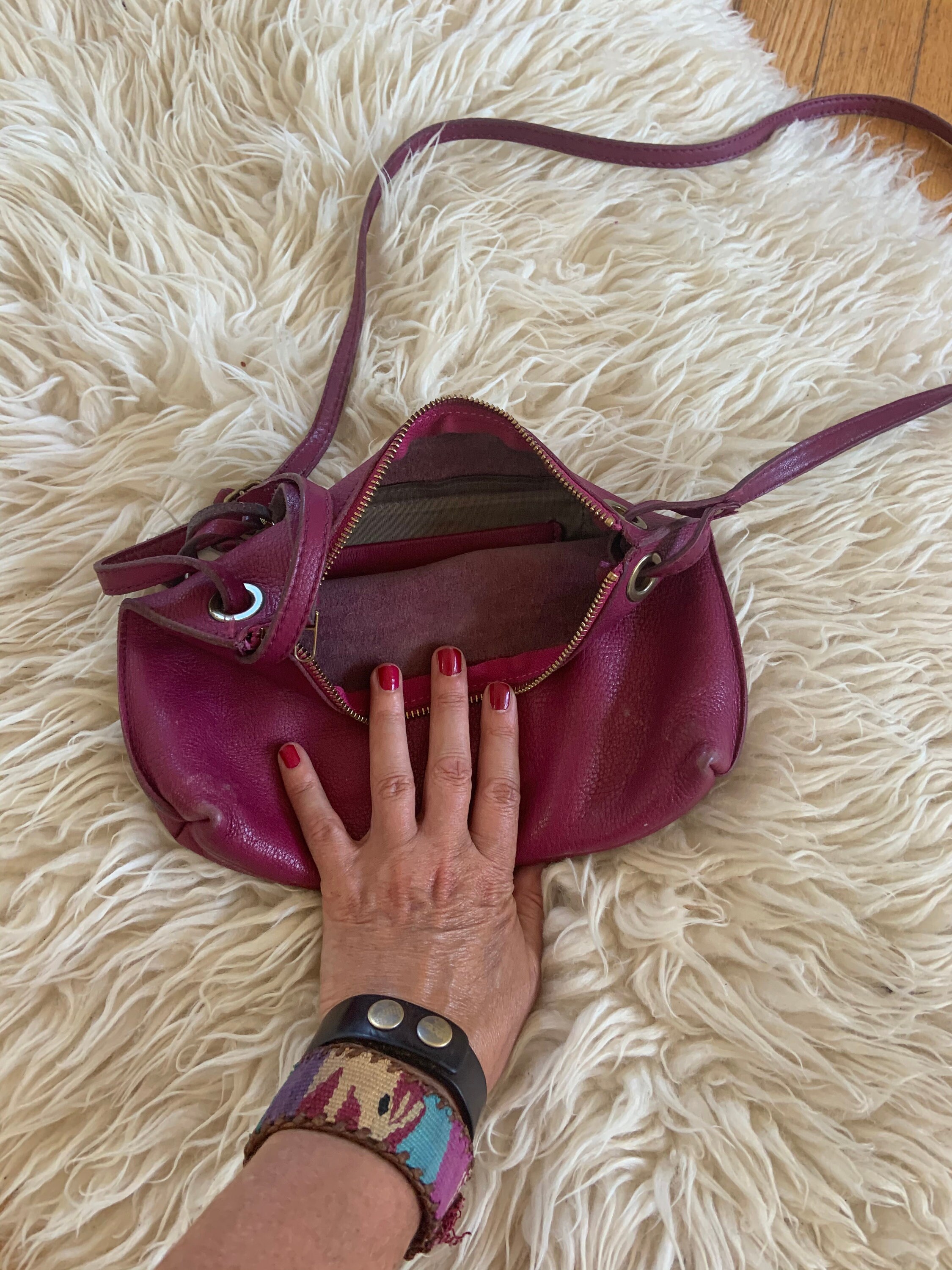 Vintage roots purse made in Canada quality leather Etsy