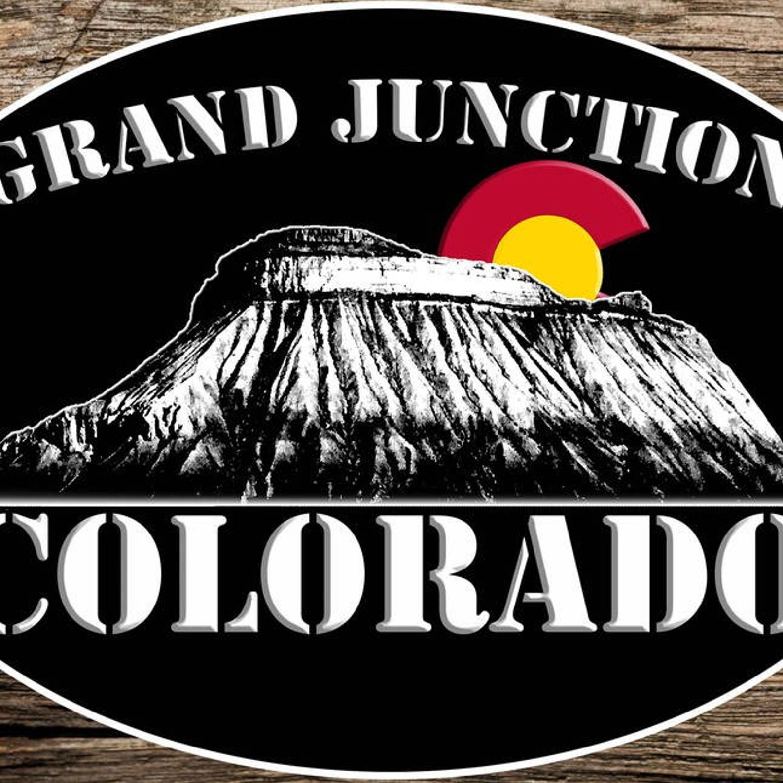 Grand Junction Colorado 6 Printed Car Sticker Etsy UK