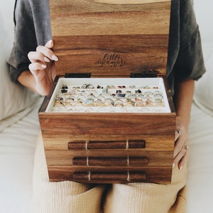 Jewelry Box Wooden Jewelry Box Luxury Custom Jewelry Box Jewelry Storage Wood Handmade