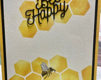 Bee Happy greeting cards