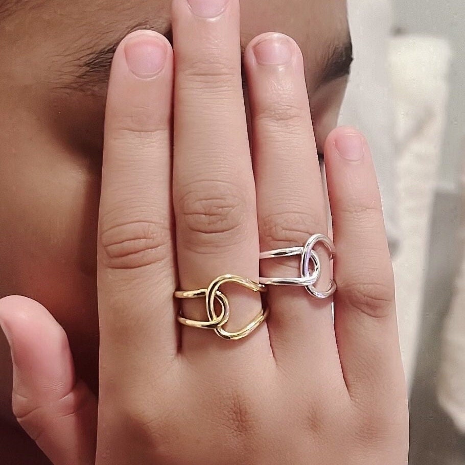 ★Hei★ sv925 overlap ring Overlapping X Ring – Yadama Shop
