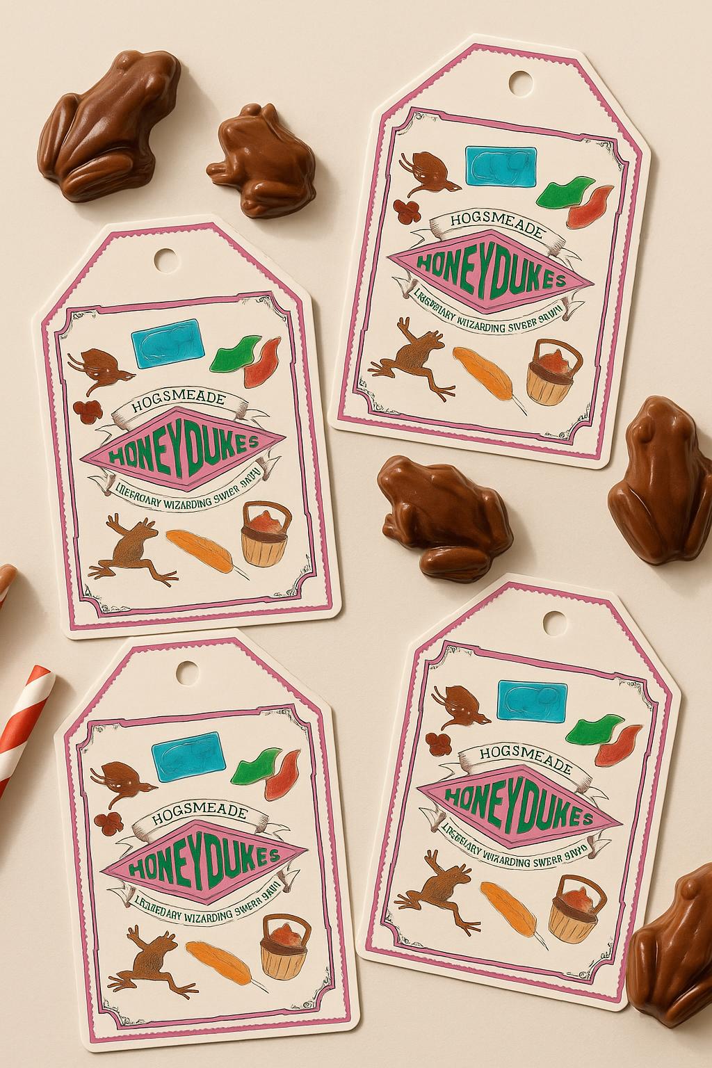 Honeydukes Candy Label Prints: Harry Potter Party Favors (digital ...