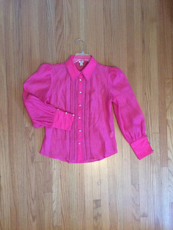 Sheer Organza Top