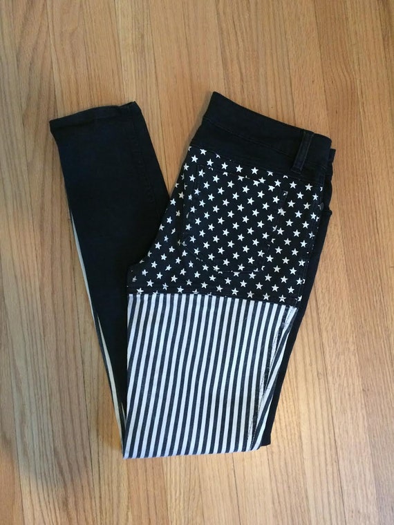 Black Flag Skinny Jeans Tripp NYC