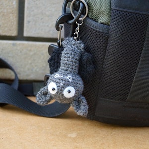 Bat Keychain - Adorable Amigurumi Bat - Cute and Spooky Keychain Accessory