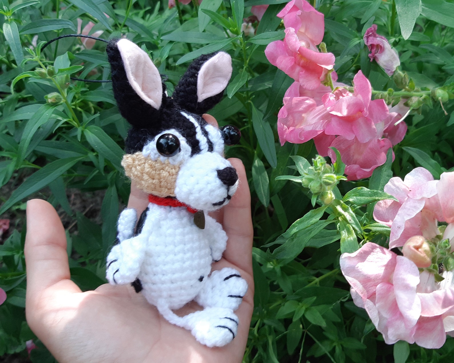 Toy Fox Terrier Gift Keychain Crochet Toy Fox Terrier Dog Etsy