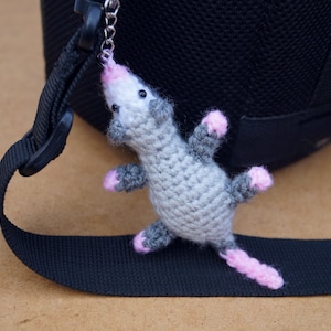 Opossum Keychain: Possum Key Ring