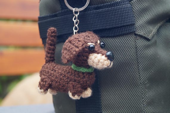 Dachshund Keychain |  Dachshund  Dog Bag Charm