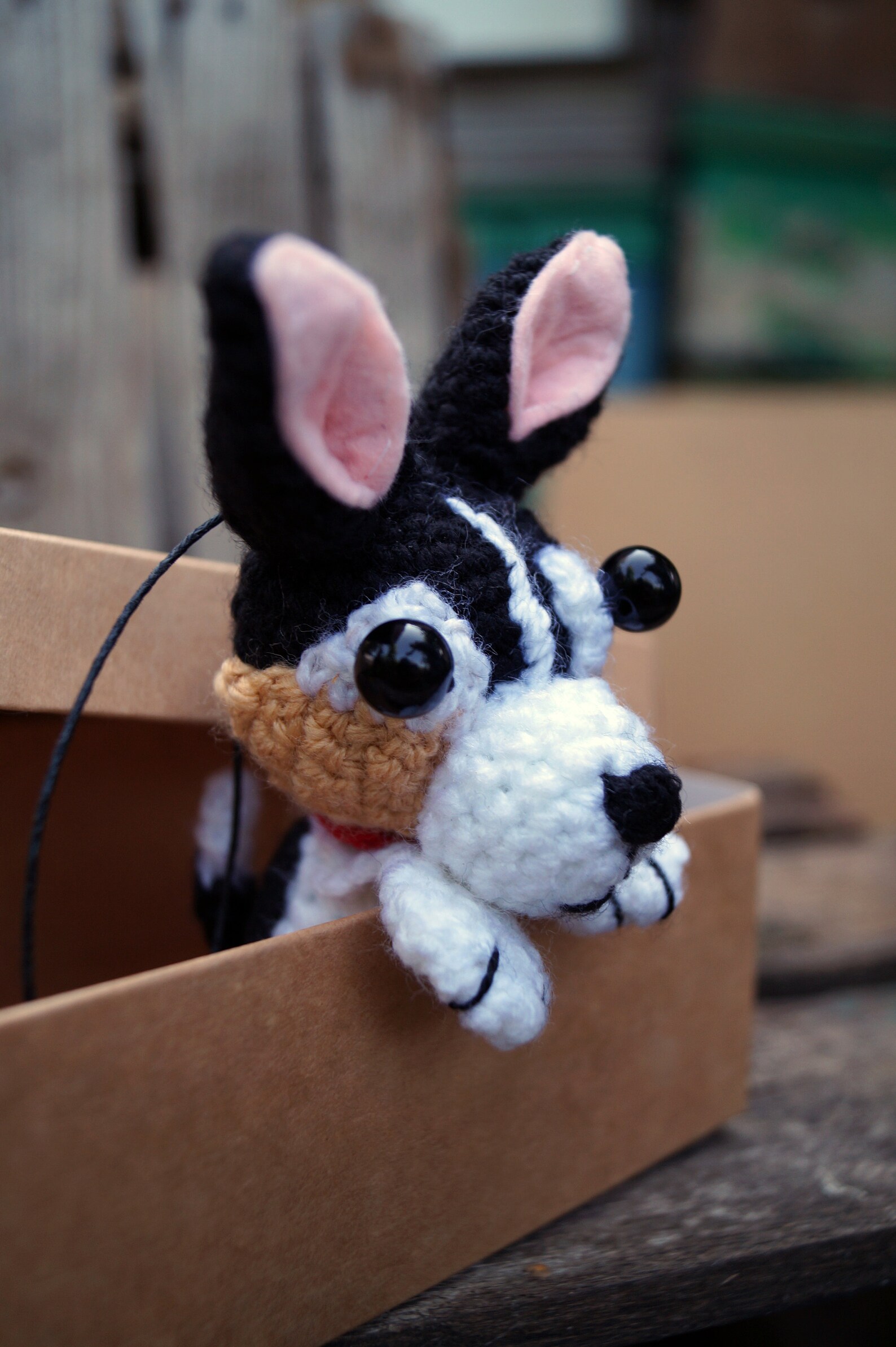 Toy Fox Terrier Gift Keychain Crochet Toy Fox Terrier Dog Etsy