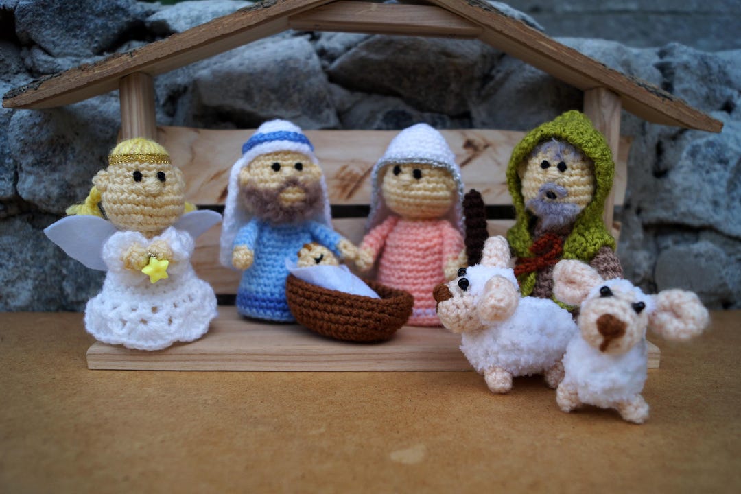 Nativity Scene Finger Puppets Set | Christmas Nativity Decor | Baby ...