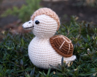 Crochet Turtle Duck Amigurumi: Handmade Stuffed Animal Toy