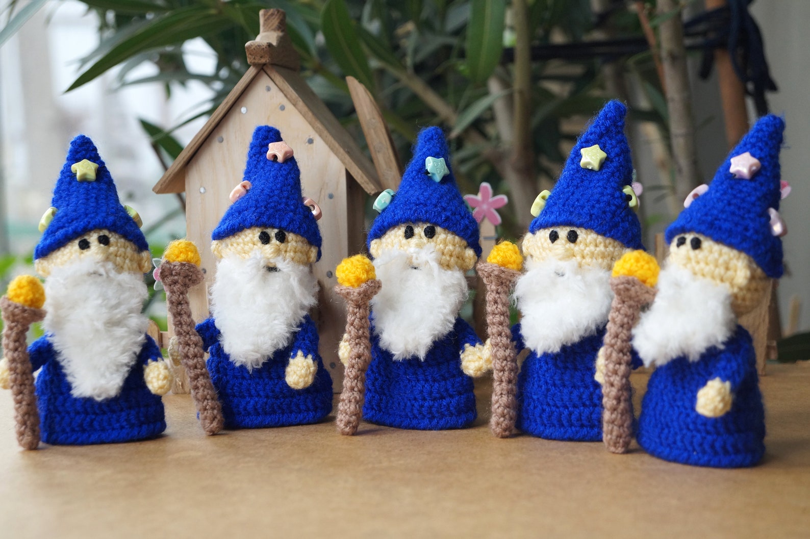 Wizard Finger Puppet Wizard Toy Merlin Wizard Gift Gandalf Etsy