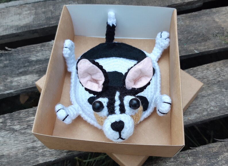 Toy fox terrier gift dog lover gift box stuffed dog terrier Etsy