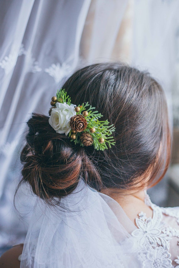 christmas wedding hair accessories