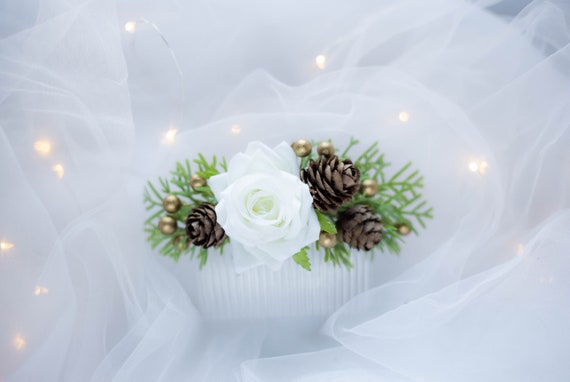 christmas wedding hair accessories