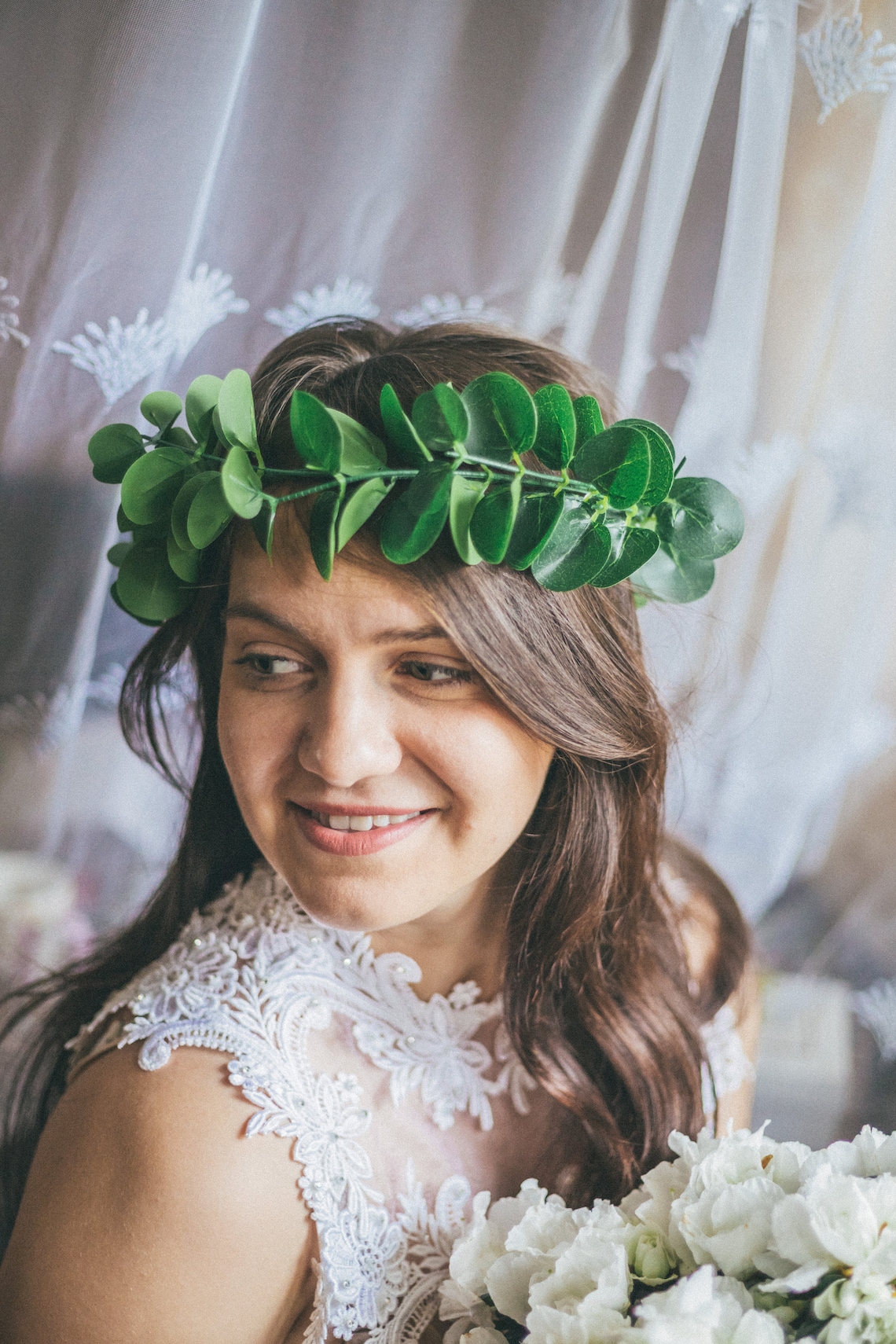 eucalyptus hair crown