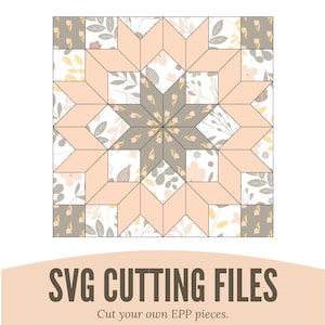 SVG The Lightkeeper EPP Cut Files, English Paper Piecing Template