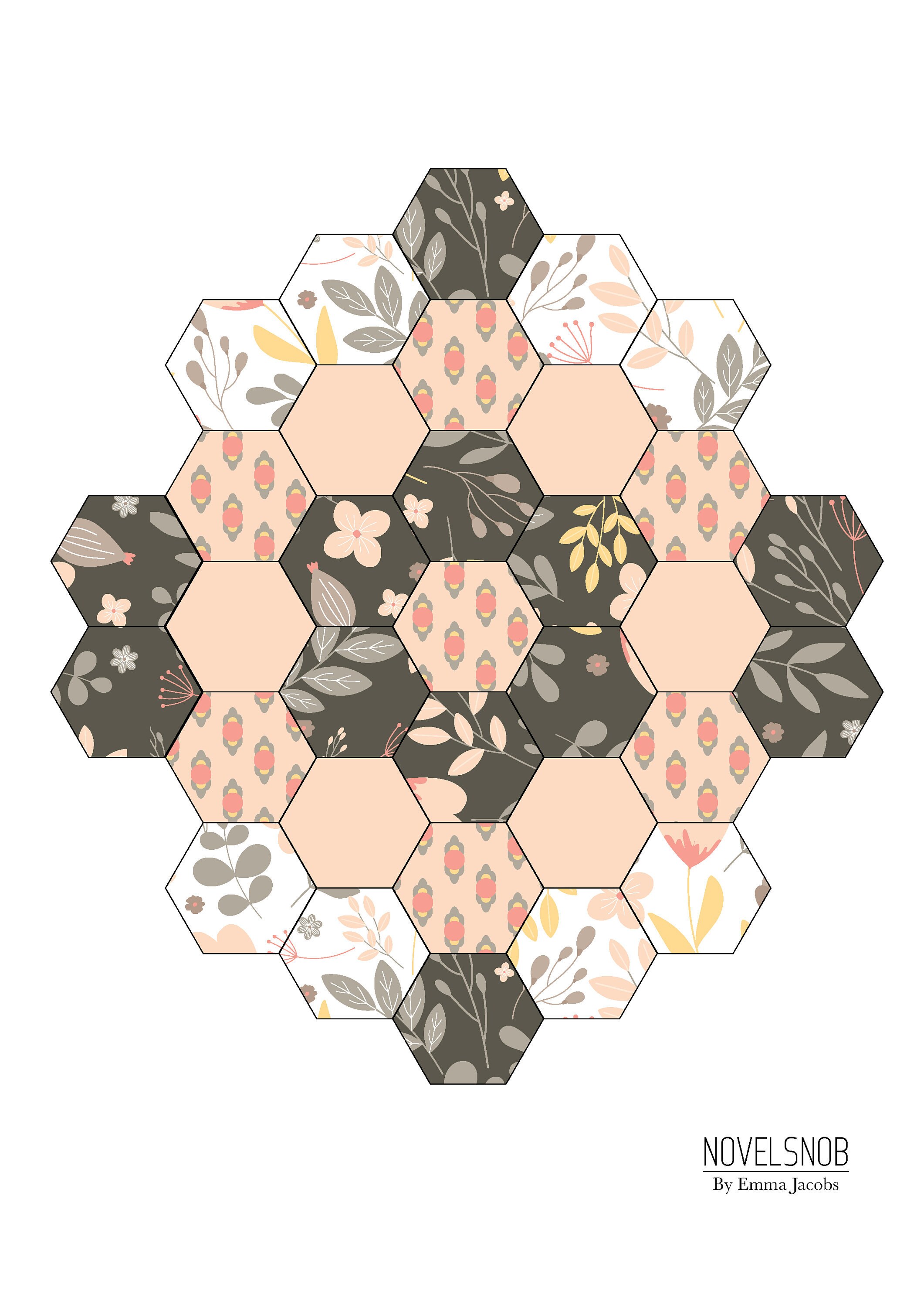 Hexagon Template Epp English Paper Piecing Pdf Digital - Etsy