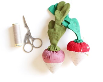 Radish pincushion digital sewing pattern